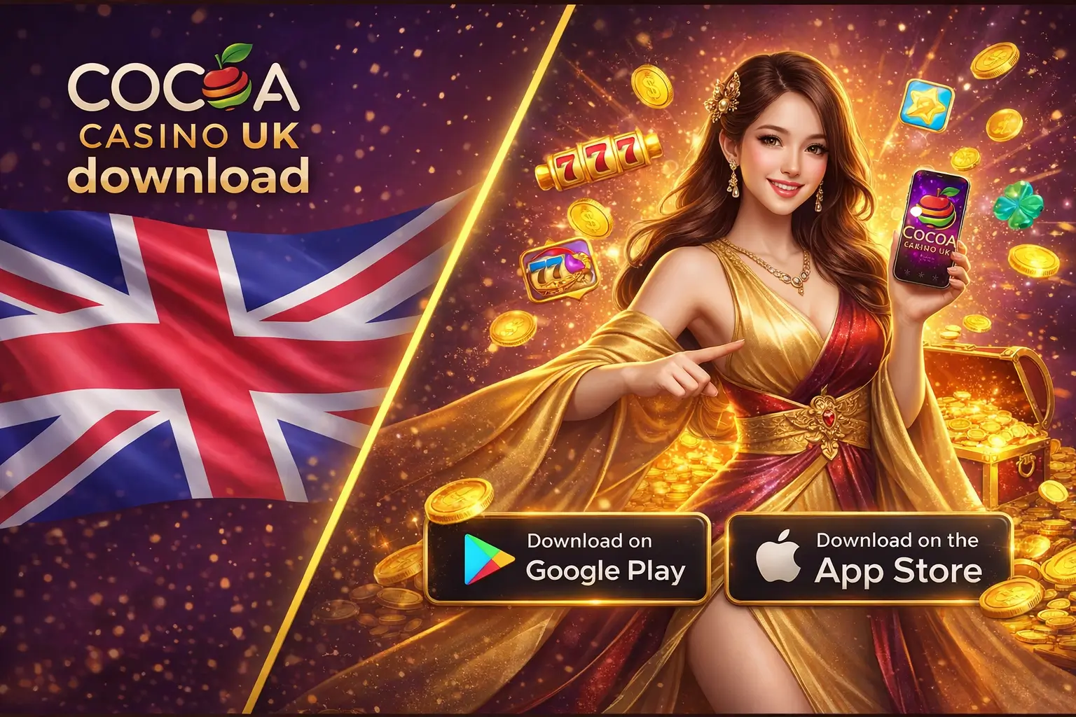 Cocoa Casino app games — slots, table games, live casino